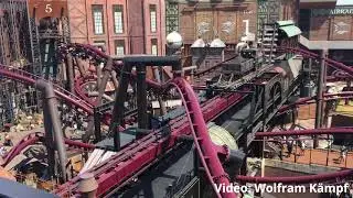 Achterbahn Fly (&bdquo;F.L.Y.&ldquo;) im Phantasialand - Freizeitpark &ouml;ffnet wieder