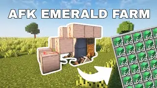 EASY AFK Emerald Farm in Minecraft (1.21.11+)
