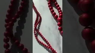 Iridescent Rouge Crystal pearls from PRIMERO