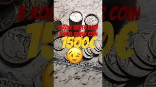 Rare coins 3 roll silver munten 🪙😎