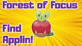 How to find APPLIN in the Forest of Focus! Isle of Armor Pokemon sword and shield