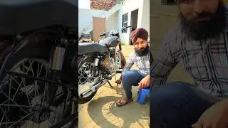 start with hand old model bullet #india #bullet #motorcycle #bike #automobile #g2 #new