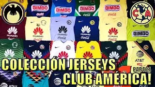 ¡COLECCIÓN JERSEYS DEL CLUB AMÉRICA PARTE 1! | JERSEYS MODERNOS | ¿LOS TENGO TODOS? | TAG DEL JERSEY