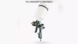 A must-have product! LISSON Starlight Version HVLP Type,1000B Spray Gun 1.3mm Stainless Steel Nozz