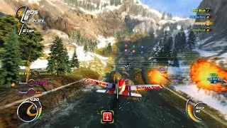 SkyDrift Infinity Gameplay 🛩️ PS4 XboxOne Switch - Fun airplane racing