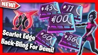Fortnite 5 Newest Fortbytes (100, 43, 11, 60, 86)-Week 8, NEW FORTBYTE REWARD (Scarlet Edge)