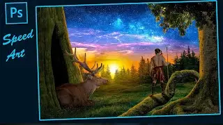 Fantasy Forest Manipulation Photo || Photoshop Tutorial