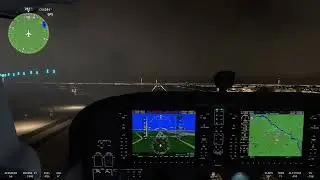 Runway 25 NightWITH Flaps