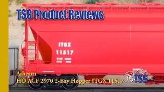 HO Scale Two Bay Covered Hopper Athearn Product Review