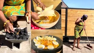African Dishes In The Diaspora. How To Prepare KOKO  3T) // Mashed Plantain Dish . #fypシ゚viralシ#food