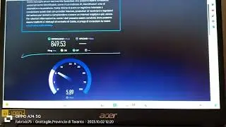 Speedtest linea FASTWEB FWA bis