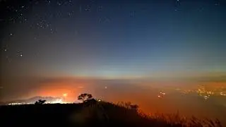 隙頂二延平步道.大寒-   琉璃.雲海.銀河  4K  縮時  (1/18攝)