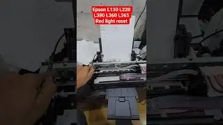 Haw to all red light reset Epson L130 L310 L220 L380 L360 printer reset software all over India