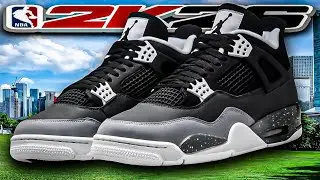 HOW TO MAKE Air Jordan 4 &ldquo;Fear&rdquo; In NBA 2K26 Shoe Creator 