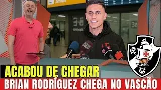BRIAN RODRÍGUEZ FALA: primeira entrevista como jogador do VASCO empolga a torcida |notícias do Vasco