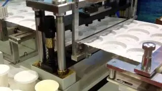 PCL-420D Automatic Cup Lid Making Machine  PVC PS PET HIPS