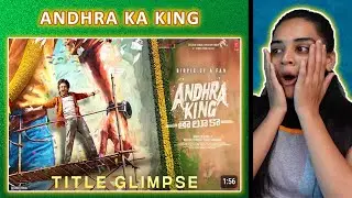 Andhra King Taluka - Title Glimpse REACTION | Ram Pothineni | Upendra | Neha M.