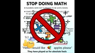 STOP DOING MATH