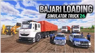 BAJARI LOADING SIMULATOR (FS 25 PC GAME) INDIA TRUCK#fs25 #hindi #farming 
