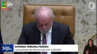 Em cerim&ocirc;nia no STF, o presidente Lula diz que a Corte n&atilde;o invade compet&ecirc;ncias de outros poderes