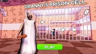ESCAPE FROM HORROR GRANNY'S PRISON IN ROBLOX#roblox#obby