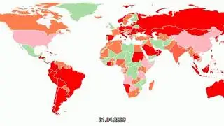 The dynamics of worldwide COVID-19 travel restrictions - April 2020