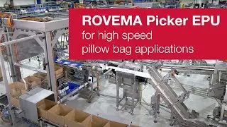 Picker EPU high-speed robot for pillow bag applications | ROVEMA