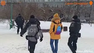🟠В Петербурге задерживают активистов возле памятника Тарасу Шевченко