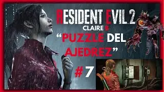 🧩 RESOLVEMOS EL PUZZLE DEL AJEDREZ ♟️ - RESIDENT EVIL 2 REMAKE [CLAIRE B] #7 🧟