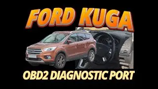 FORD KUGA - OBD2 DIAGNOSTIC PORT LOCATION
