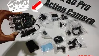 Visicube Go Pro Action Camera Sports Camera 16MP 4k Wifi Waterproof  Camera📷 Unboxing in my channel