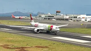 STUNNING AIRBUS A330 NEO TAKEOFF at Madeira Airport