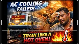 AC not working in coach of train ypr bbs express 