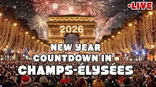 France🇫🇷 |the Arc de Triomphe to the Eiffel Tower, Paris celebrates 2026 in style! 🎇#ParisFireworks 