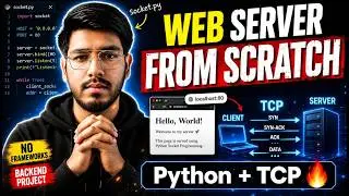 Build a Web Server from Scratch in Python | Socket Programming + TCP Explained