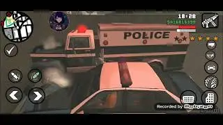 GTA San Andreas - Police Station Parking lot Break in + 6 Star Escape