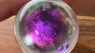 Make a resin liquid core with me! #liquidcore #dice #resin #tutorial #epoxy #snowglobe