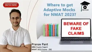 Where to find NMAT Adaptive Mocks? Best Mocks for NMAT | NMAT level questions | Adaptive Tests