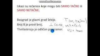 Matematicka logika (Bulova Algebra) # iskazi