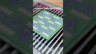 Multi color silicon heat transfer patches making process