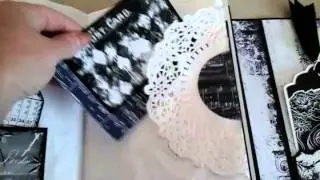 Monochrome junk journal.