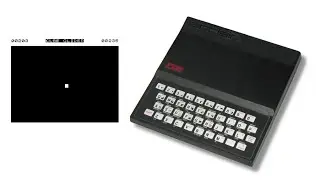 CUBE GLIDER (2023) Longplay / Walkthrough, ZX81 1k