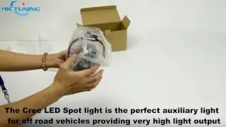 2 pcs 18w Cree LED Work Light Bar Spot Beam