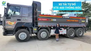 Xe Ben Howo V7X 400 8X4 Th&ugrave;ng Đ&uacute;c - chiếc xe c&ocirc;ng dung ng&ocirc;n hạnh