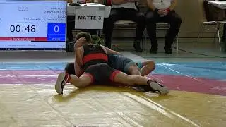 Wrestling / Ringen, C-Jugend, MDM 2022 in Plauen, Freestyle, 42 kg, Finale 1+2, Heinrich Zimmermann
