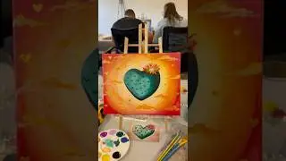 BEST part hands down! Results are crazy!! #paintnsip #paintandsip #paintingforbeginners #Tucson #art