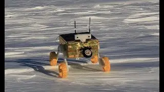 Constellation Rover on the Snow in Antarctica