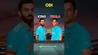 Ms Dhoni vs virat kohli  odi comparison | #shorts #cricket #ytshorts