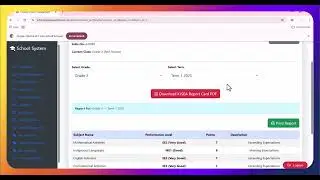School management system with KJSEA Grading reports