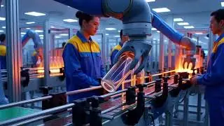 Inside Modern Glass-Bottle Factory: From Molten Sand to Crystal-Clear Bottles (Full Process)